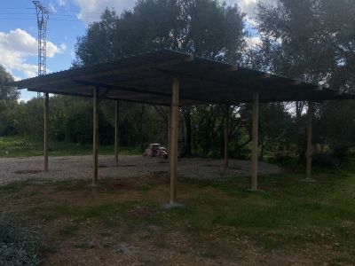 Wooden porches and pergolas