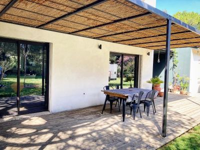 Wooden porches and pergolas