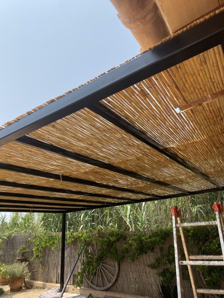 Wooden porches and pergolas