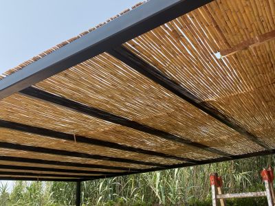 Wooden porches and pergolas