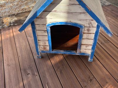 Wooden house for cat or dog