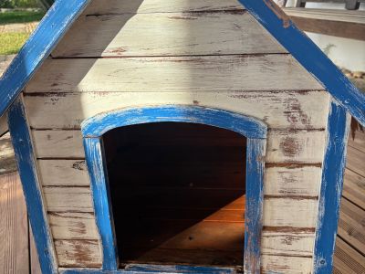 Wooden house for cat or dog
