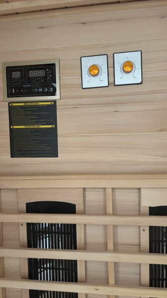 Home Deluxe REDSUN DELUXE S Infrarotkabine für 1 Person