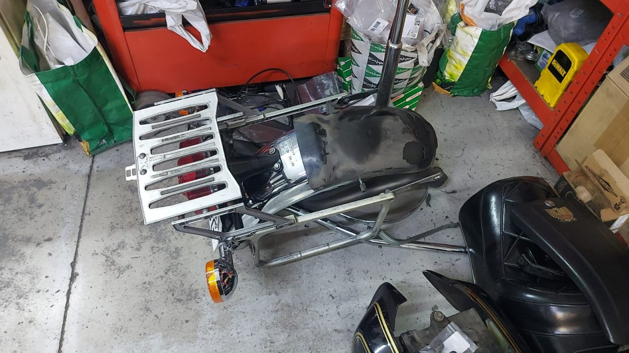 HONDA GoldWing 1000, GL2, year 1981, restored, Spanish registration, H license plate, Mallorca
