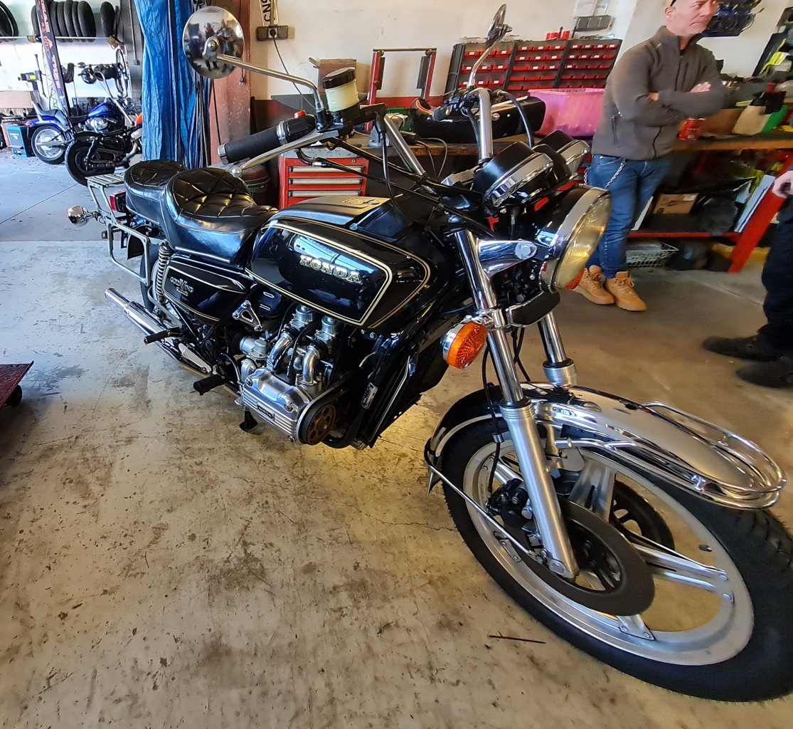 HONDA GoldWing 1000, GL2, year 1981, restored, Spanish registration, H license plate, Mallorca