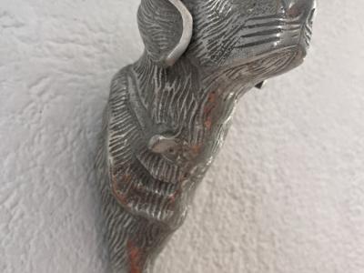 Hundeleine Aufhänger, Hund Silber