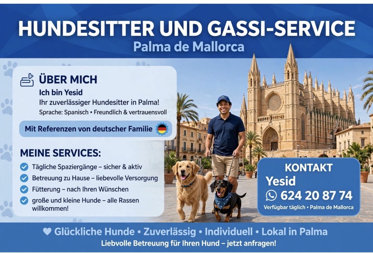 HUNDESITTER UND GASSI-SERVICE - PALMA DE MALLORCA