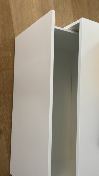IKEA Aufbewahrungsbank in Weiß mit großem Auszug - SMÅSTAD
