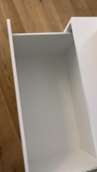 IKEA Aufbewahrungsbank in Weiß mit großem Auszug - SMÅSTAD