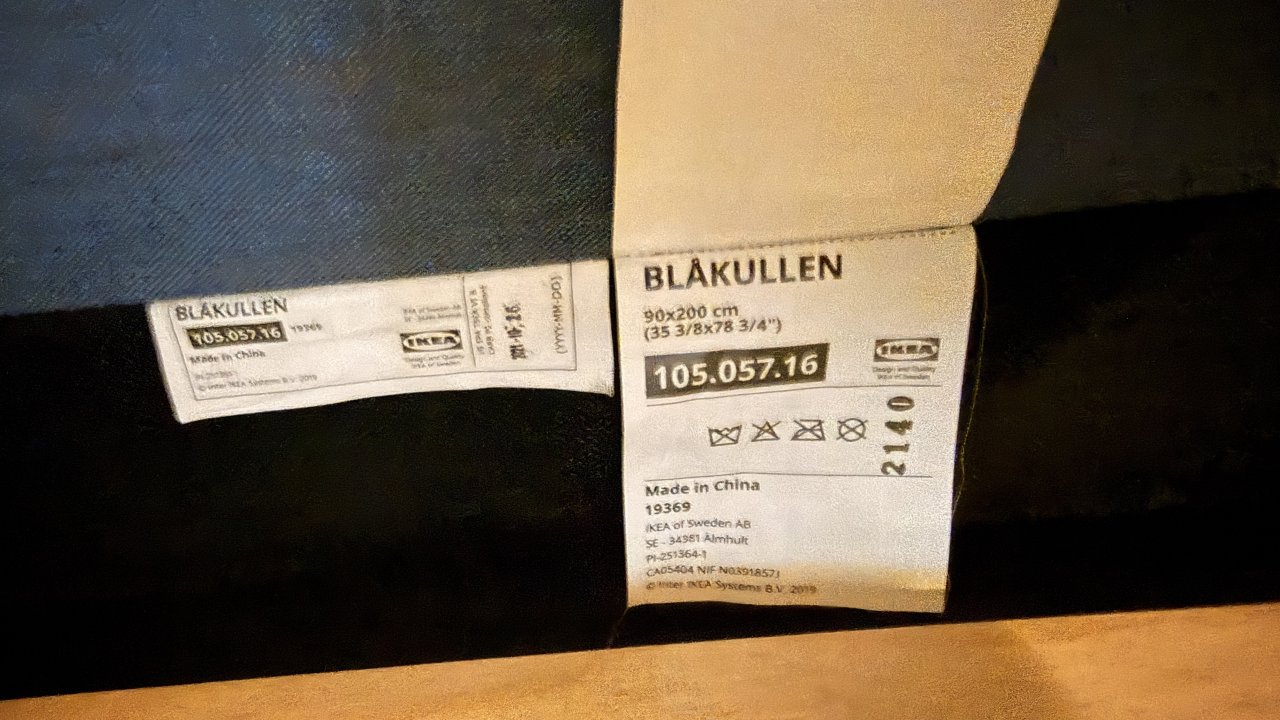 IKEA BLÅKULLEN Bett 90  200 cm mit Lattenrost und Matratze  Sehr guter Zustand