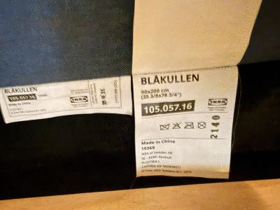 IKEA BLÅKULLEN Bett 90  200 cm mit Lattenrost und Matratze  Sehr guter Zustand