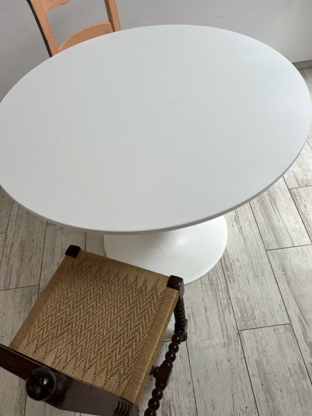 IKEA DOCKSTA Esstisch  Rund, Weiß  Sehr guter Zustand