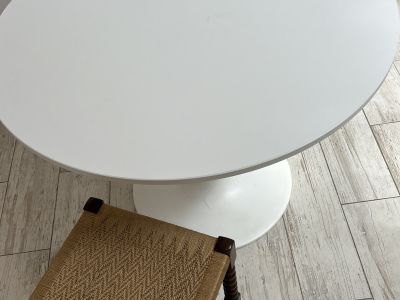 IKEA DOCKSTA Esstisch  Rund, Weiß  Sehr guter Zustand