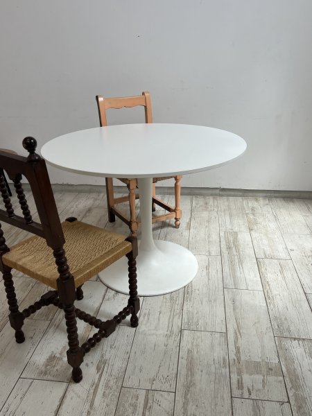 IKEA DOCKSTA Esstisch  Rund, Weiß  Sehr guter Zustand