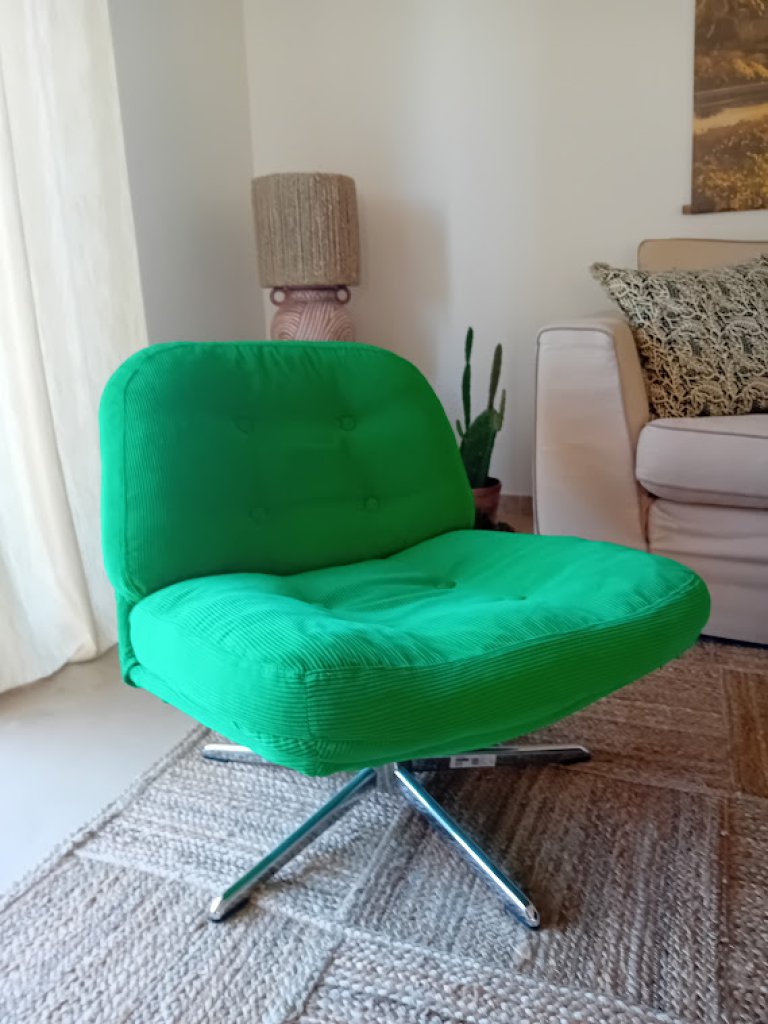 Ikea Dyvlinge Sessel grün