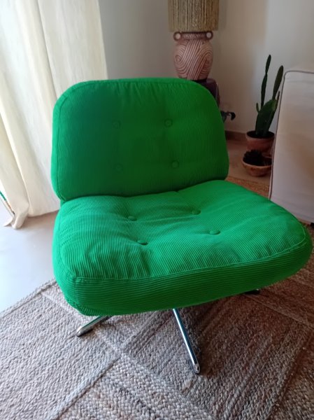 Ikea Dyvlinge Sessel grün