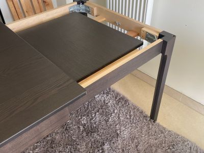 IKEA EKEDALEN Ausziehtisch dunkelbraun 120/180 cm 4-6 Personen