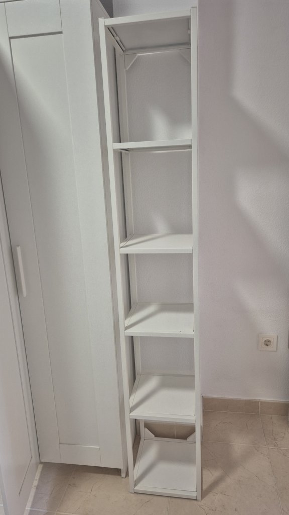 Ikea Elvarli Regal weiß 180x30x30
