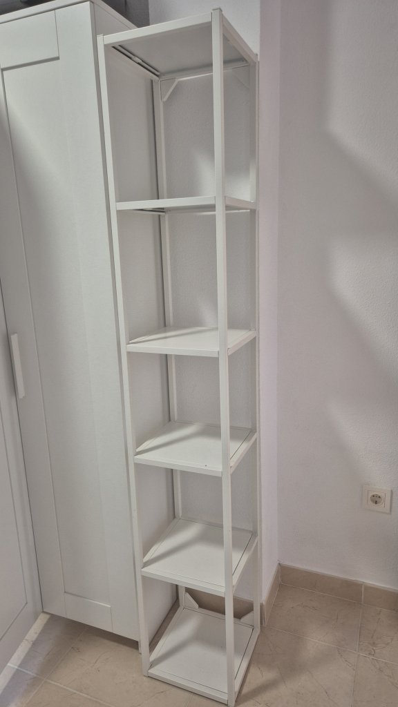Ikea Elvarli Regal weiß 180x30x30