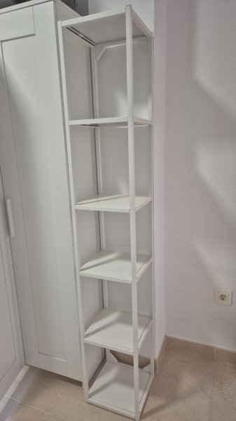 Ikea Elvarli Regal weiß 180x30x30