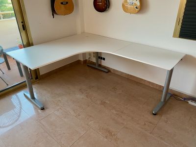 IKEA GALANT corner desk 200 120 cm large work surface