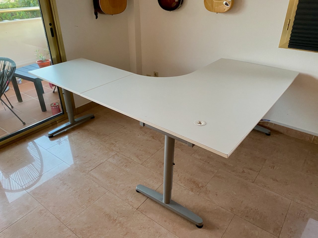 IKEA GALANT corner desk 200 120 cm large work surface