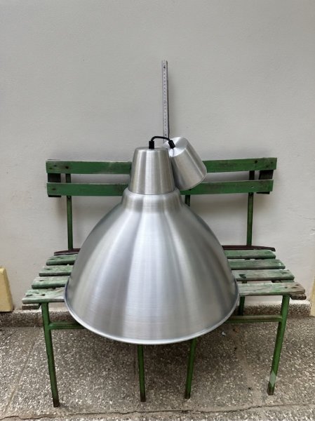 IKEA Hängeleuchte FOTO aus Aluminium  50cm