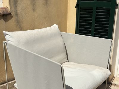 IKEA HAVSTEN Loungesessel in Beige inkl. Kissen