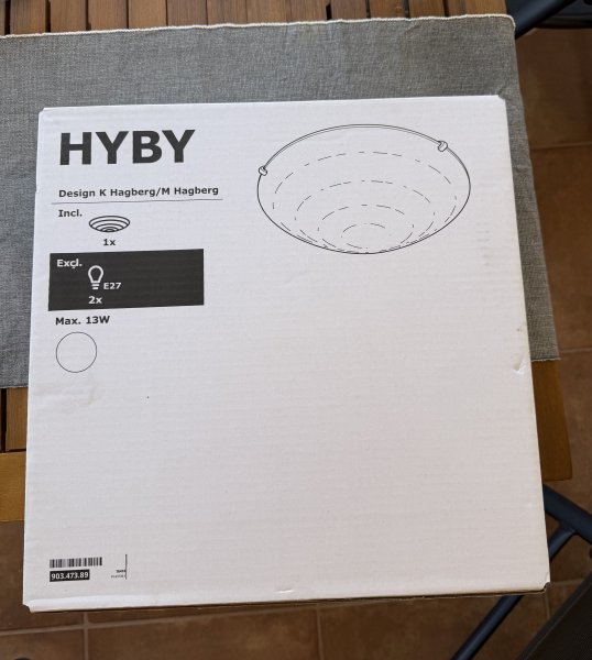 IKEA HYBY apliques de pared  2 unidades