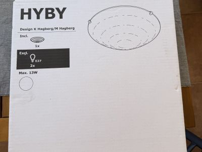 IKEA HYBY apliques de pared  2 unidades