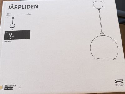 Lámpara IKEA JÄRPLIDEN nueva y en su embalaje original