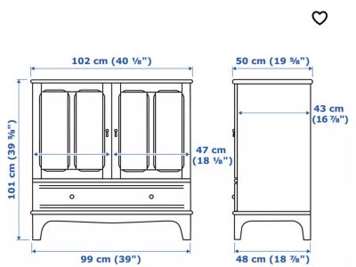 IKEA LOMMARP Highboard / Schrank  Neuwertig  Hellbeige, Sideboard, Kommode