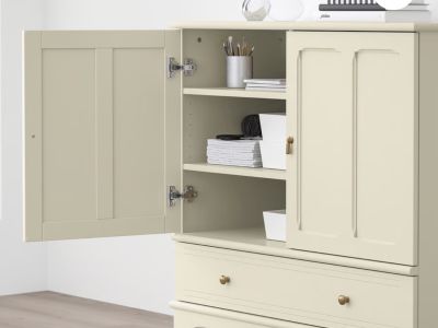 IKEA LOMMARP Highboard / Schrank  Neuwertig  Hellbeige, Sideboard, Kommode