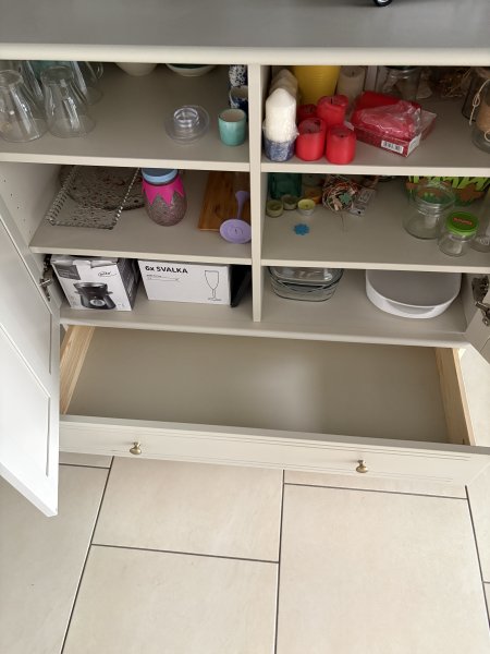 IKEA LOMMARP Highboard / Schrank  Neuwertig  Hellbeige, Sideboard, Kommode