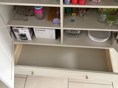 IKEA LOMMARP Highboard / Schrank  Neuwertig  Hellbeige, Sideboard, Kommode