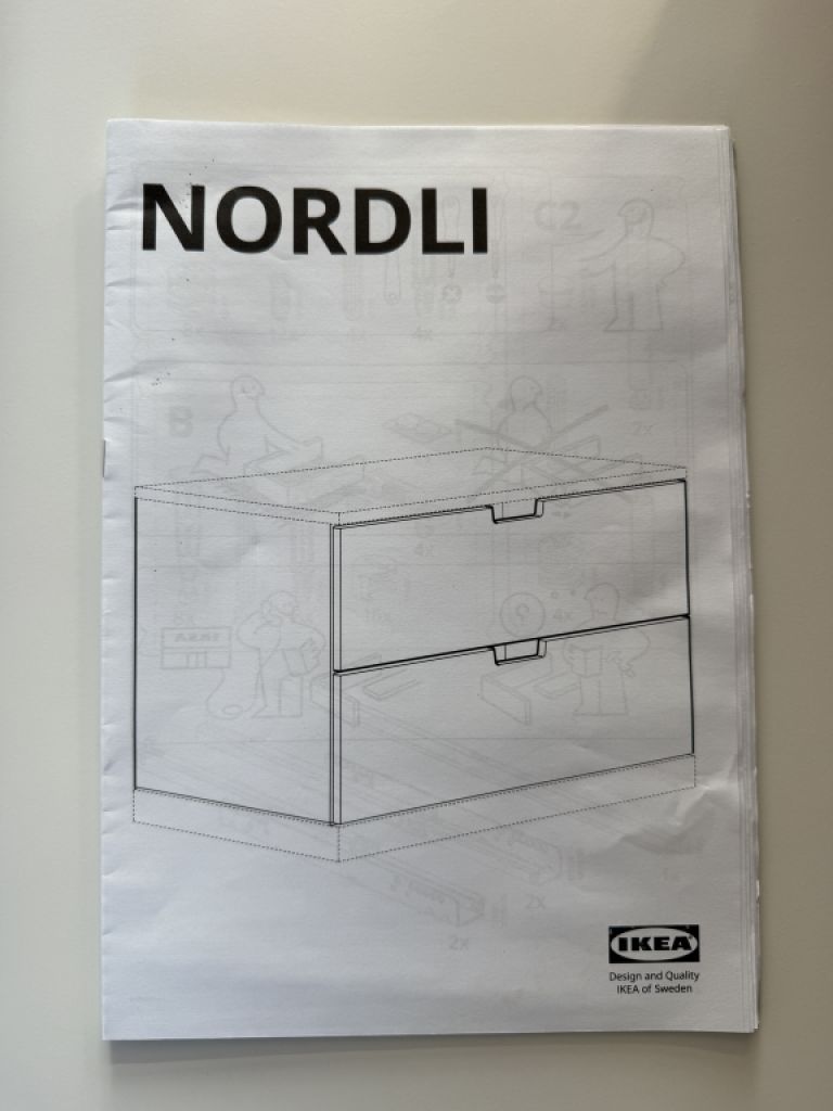 Ikea NORDLI chest of drawers with 4 drawers