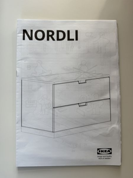 Ikea NORDLI chest of drawers with 4 drawers
