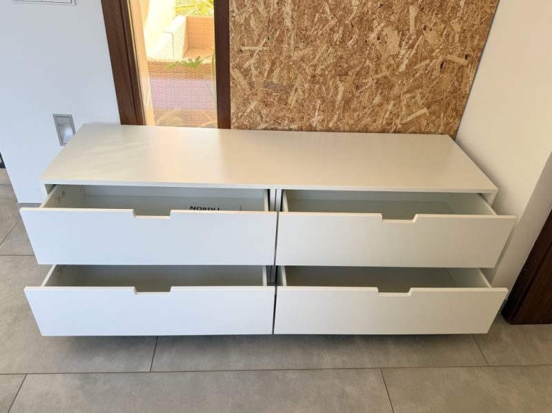 Ikea NORDLI chest of drawers with 4 drawers