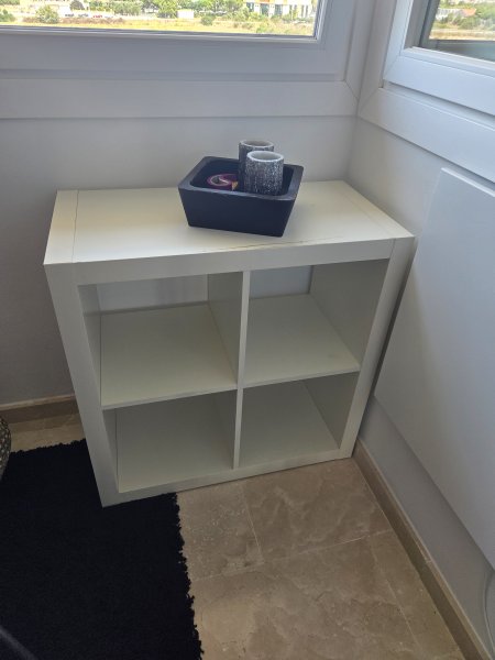 Ikea white shelf