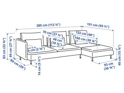 Ikea sofa Söderhamn