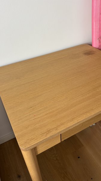 IKEA TONSTAD Desk with Drawer 75x60 - Oak Veneer