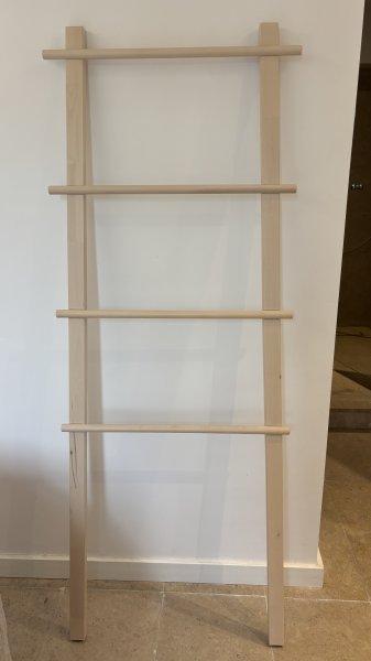 IKEA VILTO Handtuchständer aus Birke - Handtuchleiter / Dekoleiter aus hellem Holz