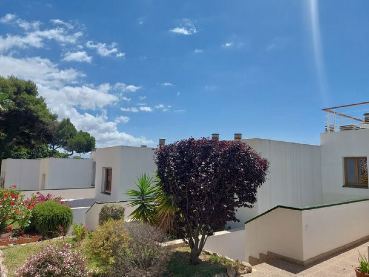 Illetas -Bungalow Wohnung direkt in erster Meereslinie mit Pool !