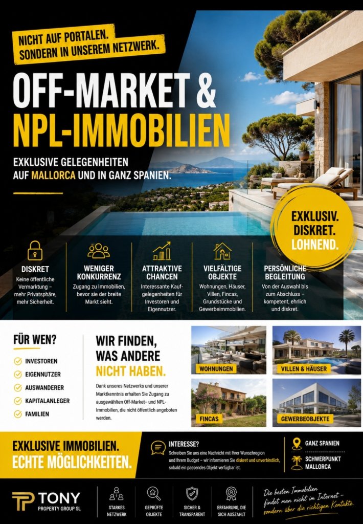 Immobilien auf Mallorca unter Marktwert