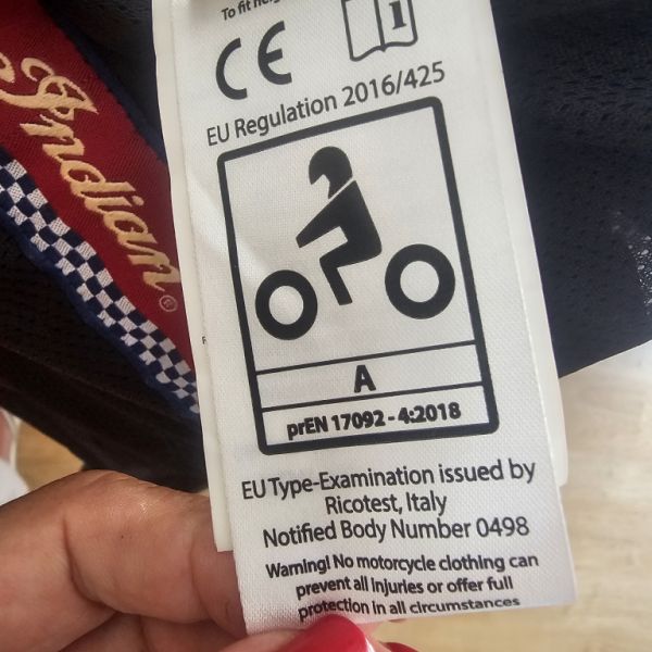 Indian Motorcycle Flat Track Racing Jacke S