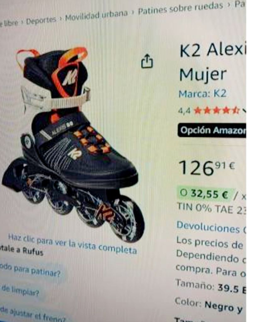 Inlineskates K2, Inliner, Rollschuhe 38/ 39
