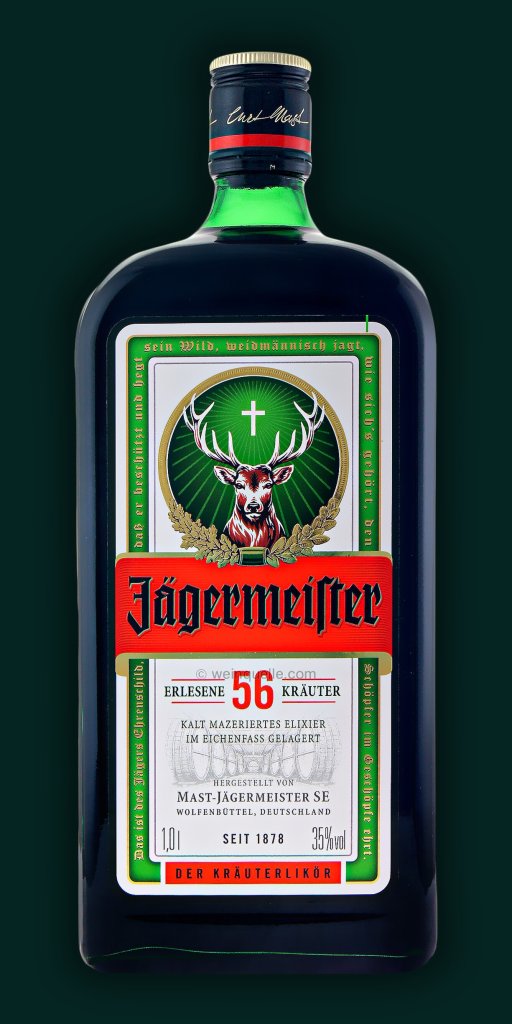 Jägermeister geprägte klare Longdrink-Gläser, Set mit 5