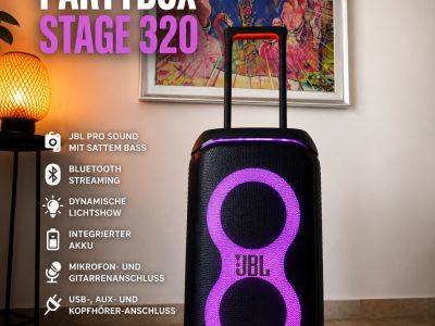 JBL PartyBox Stage 320  Top Zustand | Kraftvoller Sound | Bluetooth | Akku