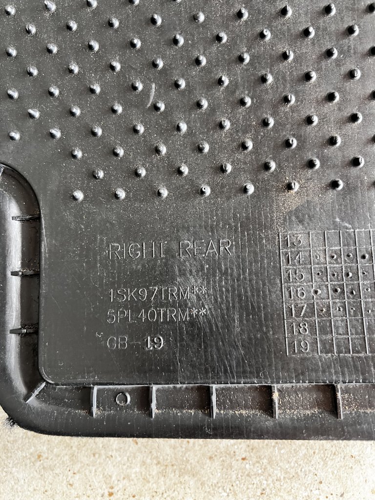 Jeep Wrangler Fußmatten Original und Reserveradabdeckung Top Zustand