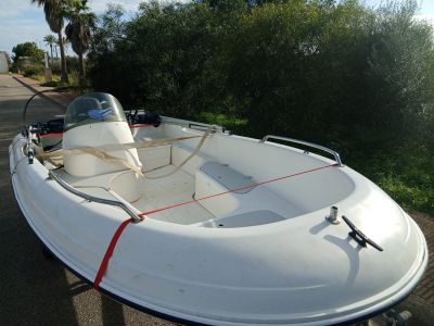 Jenneau Chantier console boat 4m 15HP outboard with trailer